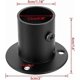 thumbnail image 2 of Set of 4 stainless steel curtain rod brackets for curtain rods (black), 2 of 4