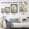 thumbnail image 3 of Artery8 Rustic Cat Wildflower Field Bright Floral Pattern Living Room Artwork Framed Wall Art Print A4, 3 of 5