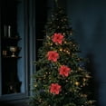 thumbnail image 5 of OUNONA 6-Pack Red Faux Poinsettia Christmas Flowers for Tree, Door, Wreath, and Festive Table Decorations, 5 of 5