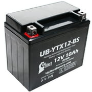 UpStart Battery Replacement 1994 Kawasaki ZX600-E, F Ninja ZX-6, 6R 600 CC Factory Activated, Maintenance Free, Motorcycle Battery - 12V, 10Ah, UB-YTX12-BS