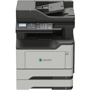 Lexmark MX320 MX321adn Laser Multifunction Printer - Monochrome - Plain Paper Print - Desktop - Copier/Fax/Printer/Scanner - 38 ppm Mono Print - 1200 x 1200 dpi Print - Automatic Duplex Print - 1 x (Best Dpi For Scanning)