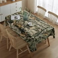 thumbnail image 2 of Autumn Camo Tree Branches Pattern Rectangle Tablecloth 60"x84",Waterproof Polyester Rectangle Table Cloth, Wipeable Spillproof Polyester Tablecloth for Dining, Camping, Indoor and Outdoor, 2 of 5