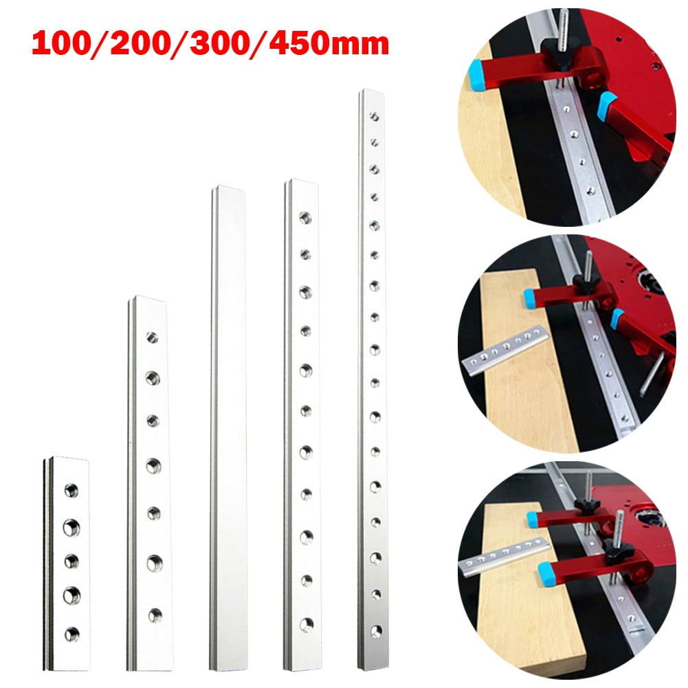 Aluminium Alloy T-Tracks Slot Miter Track Jig Woodworking Miter Track Miter Bar Slider Table Saw Gauge Rod T Slider 100-450Mm 300Mm Type A Smile Home