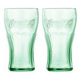 thumbnail image 1 of Juego Vasos Vidrio 2pzas Coca Cola 495ml Beber Cocina Libbey, 1 of 2