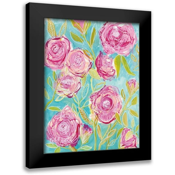 Roberts, Kait 12x14 Black Modern Framed Museum Art Print Titled - Teresas Garden