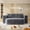 Dark Gray, variant on Noble House 79" Corduroy Convertible Floor Sofa Bed with Built-in Functional Blanket, Soft Pillows Sofa Couch, Baby Pink