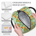thumbnail image 3 of Salouo Tangerine for Insulated Lunch Bag for Women/Men - Leakproof Cooler Tote Bag Organizer - Reusable Lunch Box for Office Picnic Hiking Beach-One Size, 3 of 6