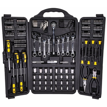JEGS,12.50 x 24.00 x 3.80" LED Tool Set, 200 Piece