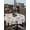 Ivory, variant on Happy Easter Outdoor Tablecloth - 52x70 Inch Rectangle Dining Table Cover, Watercolor Floral Daisy Wreath Eggs Colorful Plaid Waterproof Outdoor Table Cloth with Umbrella Hole & Zipper for Patio