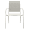thumbnail image 4 of Mainstays Steel Outdoor Stacking Chair, Greige, 4 of 10