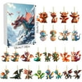 thumbnail image 3 of hulanddfd Dinosaur Advent Calendar for - 24 Days Of Surprise Countdown Calendars Gift Box, 10.24"x7.08" Christmas Countdown Calendar for Xmas Gifts and Home Decor, 3 of 3