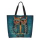 thumbnail image 1 of Balery Owl In Blue Bolsa Tote Estilo Estético con Cremalleras, Bolsa de Hombro, Bolsa de Compras Grande y Plegable, 1 of 8