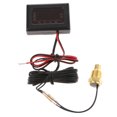 thumbnail image 3 of 1 Set DC12V-24V Car LCD Digital Water Temp Meter With Black, 17mm, 3 of 10