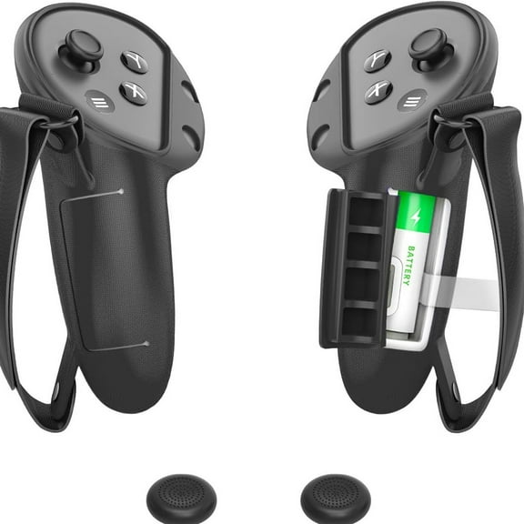 Controller Grips Cover for Meta Quest 3s and Meta Quest 3, Adjustable Comfort Upgraded Controller Grips with Durable Silicone Covers - Elevate Your Gaming Experience,Anti-Slip & Sweat-Proof