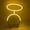 Yellow, variant on Light Up Angel Halo Headband,Halloween Christmas Glowing Halo Headwear Angel Costumes Accessories for Women Men