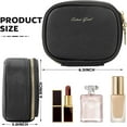 thumbnail image 2 of Small Makeup Bag Travel Train Case with Mirror and Light Mini Travel Makeup Train Case Cosmetic Organizer 3 Adjustable Brightness Toiletry Bag Portable Artist Storage, 2 of 14