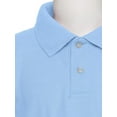 thumbnail image 2 of aka Boys Long Sleeve Pique Polo Shirt, 2 of 20