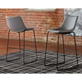 thumbnail image 2 of Signature Design by Ashley Centiar Mid Century Pub Height Bar Stool, Set of 2, Gray, 2 of 6