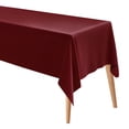 thumbnail image 1 of Mantel rectangular Uxcell 140x220cm, mantel de poliéster grueso color rojo vino, 1 of 7