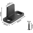 thumbnail image 2 of 4 Pieces Sliding Track Sliding Door Track Door Guide Sliding Door Floor, 2 of 5