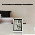 thumbnail image 3 of hejhncii Wall Mount Mini Hygrometer Thermometers With High Low Memory And Clear Backlit Screen Strong Magnets for Home Office, 3 of 11