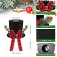 thumbnail image 2 of Sombrero con diseño de árbol de Navidad iluminado y proyector de copos de nieve, 2 of 7