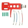 thumbnail image 4 of Coque Tournante, Support d'Aiguille de Stylet en Vinyle, Manche Transparent, Alliage d'Aluminium Haute Résistance pour Divers Rouges Phono, 4 of 8