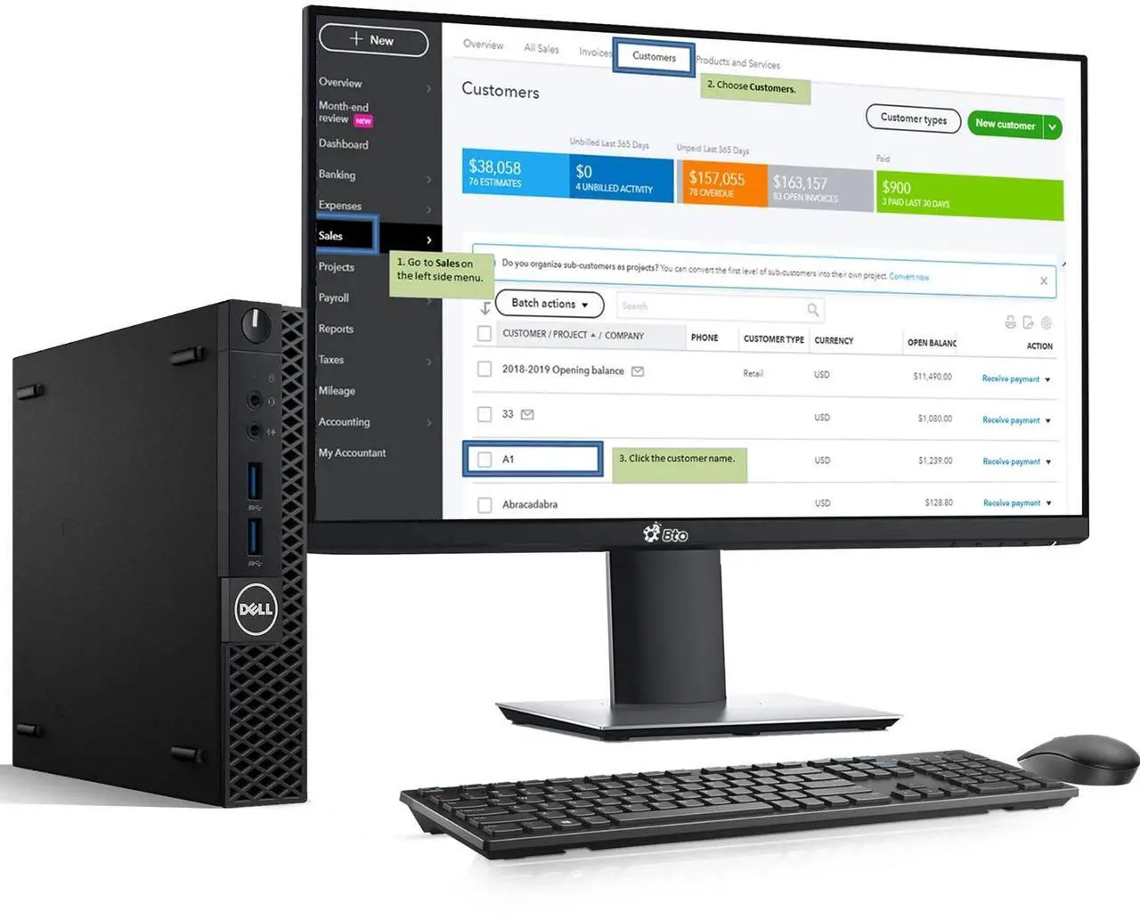 Restored Dell OptiPlex 3070 Mini PC | Tiny Desktop Computer | Intel Core i5-9500T up to 3.70GHz | 16GB DDR4 RAM | 256GB SSD | WIFI | 24" LED Monitor | Keyboard & Mouse | Windows 11 Pro (Refurbished)