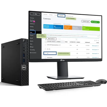 Restored Dell OptiPlex 3070 Mini PC | Tiny Desktop Computer | Intel Core i5-9500T up to 3.70GHz | 8GB DDR4 RAM | 128GB SSD | WIFI | 22" LED Monitor | Keyboard & Mouse | Windows 11 Pro (Refurbished)
