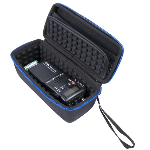 CASEMATIX 2-Way Radio Case Fits CB Radios Midland 75822, Uniden BC75XLT and More - Case Only