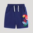 thumbnail image 3 of Toddler Boys Sweat Shorts Casual Elastic Waist Cotton Shorts Summer Print Athletic Shorts with Pockets, 3 of 6