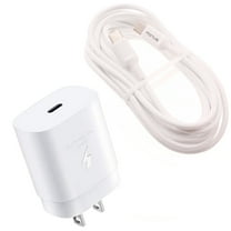 25W Fast Home Charger for Samsung Galaxy Tab A7/A8/A9/A9 Plus/A7 Lite Tablets - PD Type-C 6ft USB-C Cable Quick Power Adapter Travel for Galaxy Tab A7/A8/A9/A9 Plus/A7 Lite Models