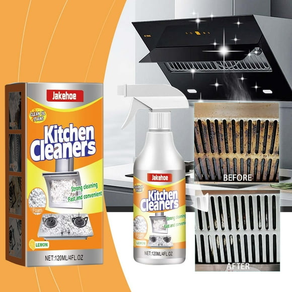 Kitchen Foam Cleaner Household Cooktop Hood Stubborn And Grease Cleaning Oil Cleaner 120ml