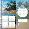 thumbnail image 2 of OMEYA 2026 Wall Calendar, 12-Month Calendar 12" x 12", Hanging Calendar with Thick Paper, Julian Dates, 4 Month Preview Page for 2025, Beaches Design for Office, Home Planning, Great for Gifting, 2 of 8