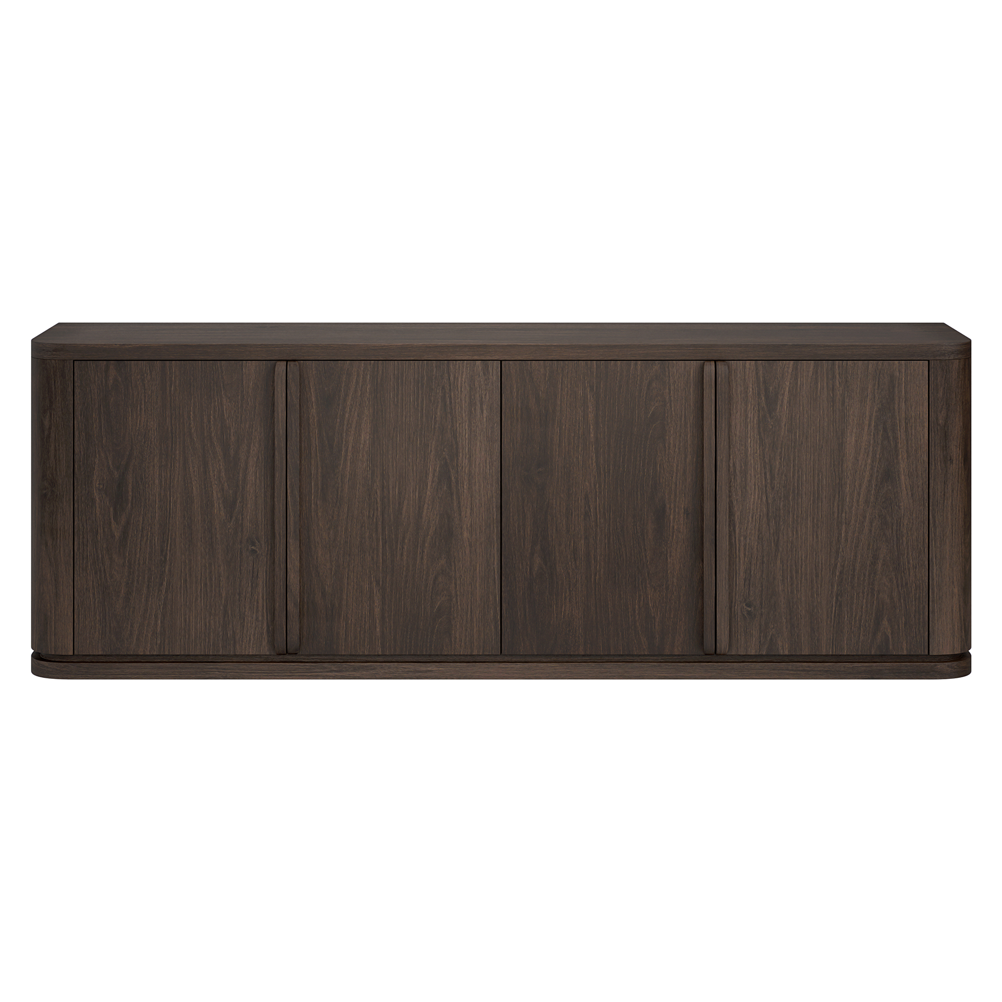Vance Rectangular TV Stand for TV's up to 78" in Alder Brown