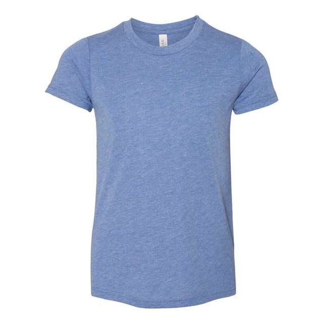 Camiseta de manga corta Triblend para jóvenes de Bella+Canvas bella lienzo 3413Y
