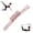 Pink, variant on Fitness Resistance Band for Stretching and Yoga - Numbered Resistance Band for Glute Training, for Pilates, Ballet, Dance & Rehabilitation