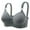 Gray, variant on KBODIU Everyday Bras for Women, Plus Size Comfort Bras, Women's Ultimate Lift Wirefree Bra Embroidered Glossy Breathable Bra Underwear No Rims Bras No Underwire Beige