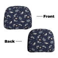 thumbnail image 6 of Naloa Party Shark Cute Print 2 PCS Car All-Inclusive Headrest Cover,Seat Headrest Cover Headrest Cover Protector for Most Car Models, 6 of 9