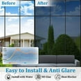 thumbnail image 5 of SkyAuks One Way Window Privacy Film, Window Tint Privacy Daytime Heat Control Anti UV Reflective Sun Blocking Mirror Film See Out Not in for Home and Office(17.5 x 78.7 Inch), 5 of 6