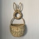 thumbnail image 2 of Hogar y jardín, decoraciones para exteriores, cesta colgante de pared con forma de conejo., 2 of 7
