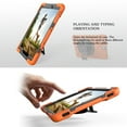 thumbnail image 3 of XYX Case for Samsung Galaxy Tab S3 9.7 inch SM-T820/SM-T825 with 360 Degree Rotating, Hand Strap, Shoulder Strap, Orange, 3 of 7