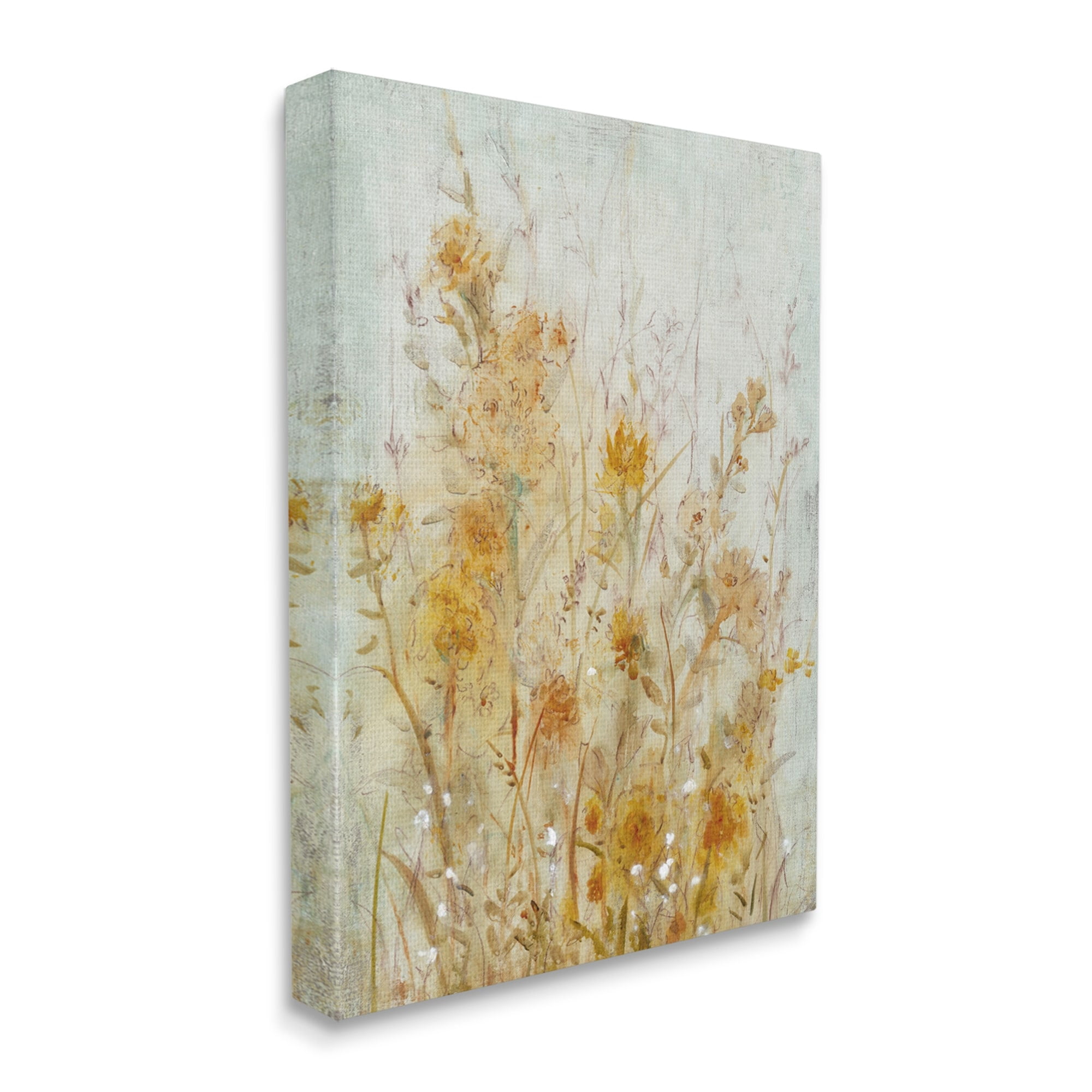 Stupell Industries Abstract Wildflowers Blooming Botanical & Floral Painting Gallery Wrapped Canvas Print Wall Art