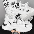 thumbnail image 2 of Men's Shoes- Fall New Arrival Thick-Sole Sports Casual Running Shoes Multi-Functional Breathable White Shoes, 2 of 7