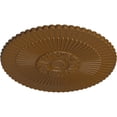 thumbnail image 3 of 41"OD x 1 5/8"P Nexus Ceiling Medallion (Fits Canopies up to 7 1/4"), Hand-Painted Smokey Topaz, 3 of 6