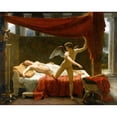 thumbnail image 2 of François-Edouard Picot 18x15 Black Ornate Wood Framed Double Matted Museum Art Print Titled - Cupid and Psyche (C.1817), 2 of 5