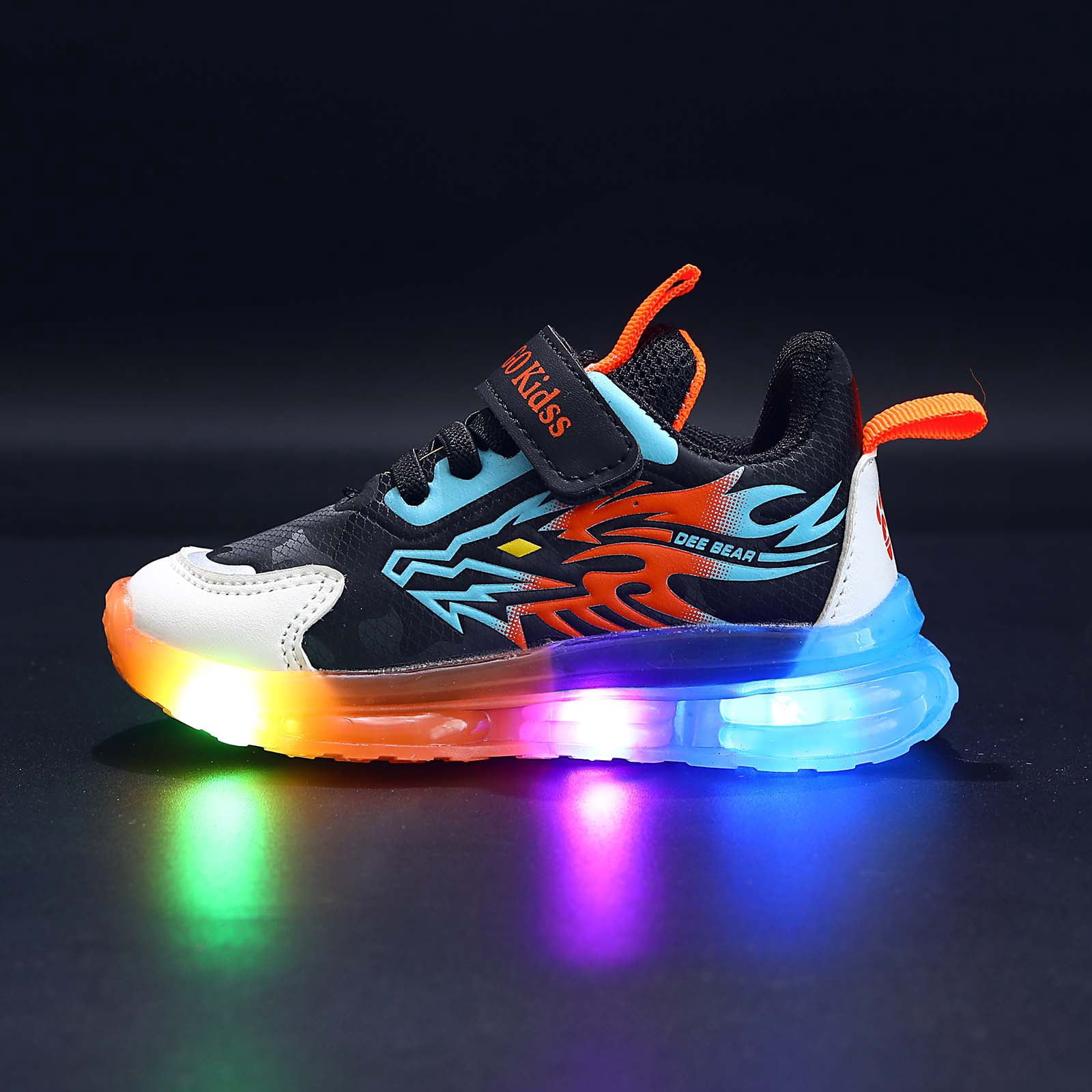 Light up Shoes Toddler Boys Flashing LED Tennis Sneakers Little Kids Luminous Walking Running Shoes