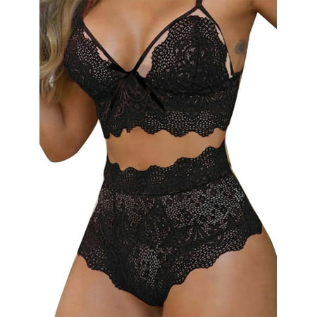 

Simooset Women s Lace Drawstring Sexy Bralette Lingerie Set