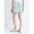 thumbnail image 3 of Free Assembly Women's and Women's Plus Ruffle Trim Cotton Poplin Shorts, 2.75" Inseam, Sizes XS-4X, 3 of 5