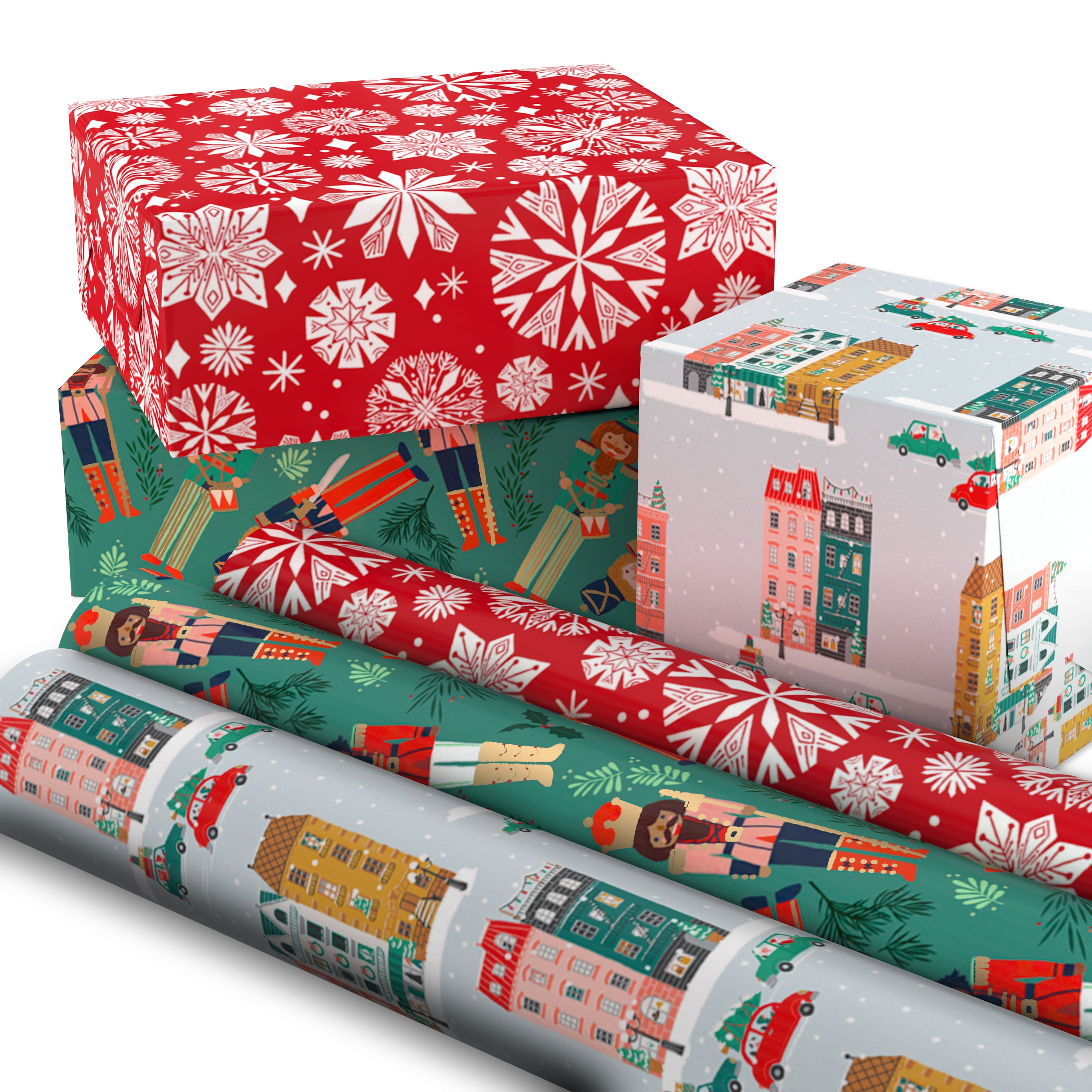 Hallmark Christmas Wrapping Paper Set - 1.0 ea